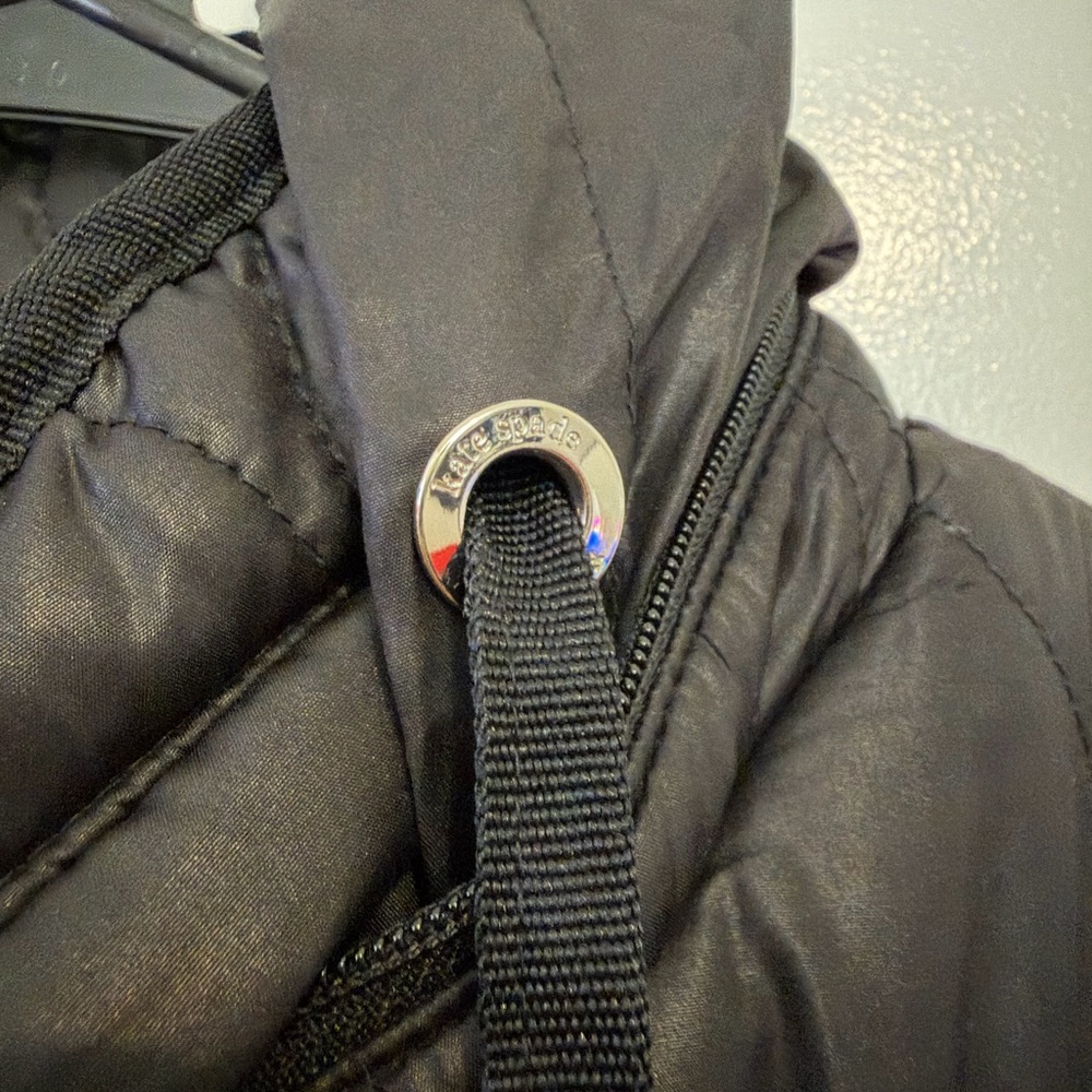 kate spade Black Quilted Puffer Jacket - Picture 6 of 7